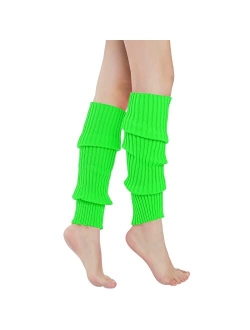 Sarfel Leg Warmers for Women 80s Ribbed Knit Leg Warmer Custume Womens Leg Warmers Sports Party Accessories