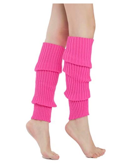 Sarfel Leg Warmers for Women 80s Ribbed Knit Leg Warmer Custume Womens Leg Warmers Sports Party Accessories