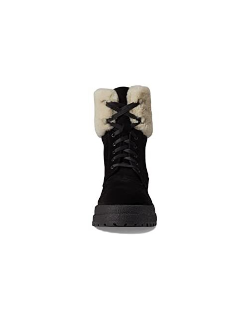 La Canadienne Victor Shearling Cuff Suede Boots