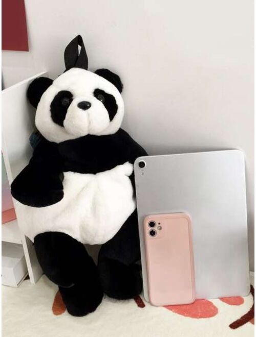 Shein Panda Design Fluffy Backpack