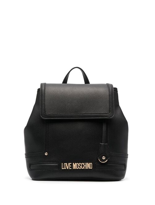 Love Moschino logo-lettering backpack