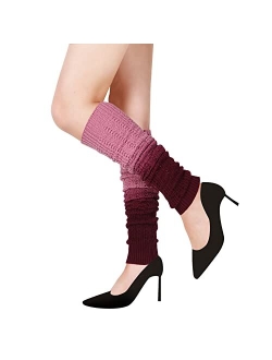 Benefeet Sox LegWarmerfor Women80s GirlWool RibbedKnitThighHighSocksExtra Long CrochetKnit LongBootSocksKnee High Party Yoga