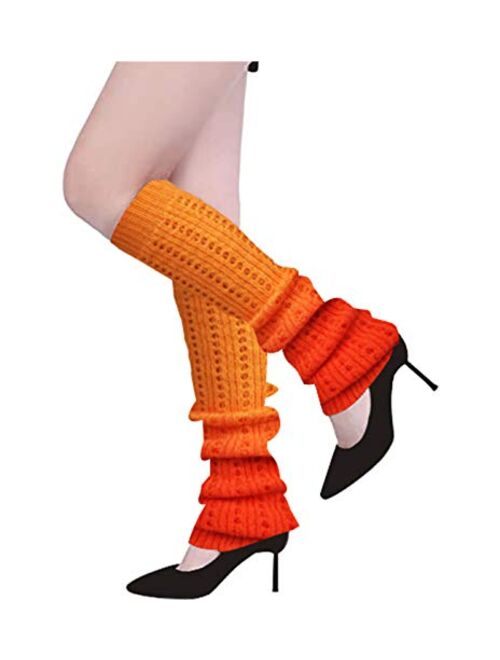 Benefeet Sox LegWarmerfor Women80s GirlWool RibbedKnitThighHighSocksExtra Long CrochetKnit LongBootSocksKnee High Party Yoga