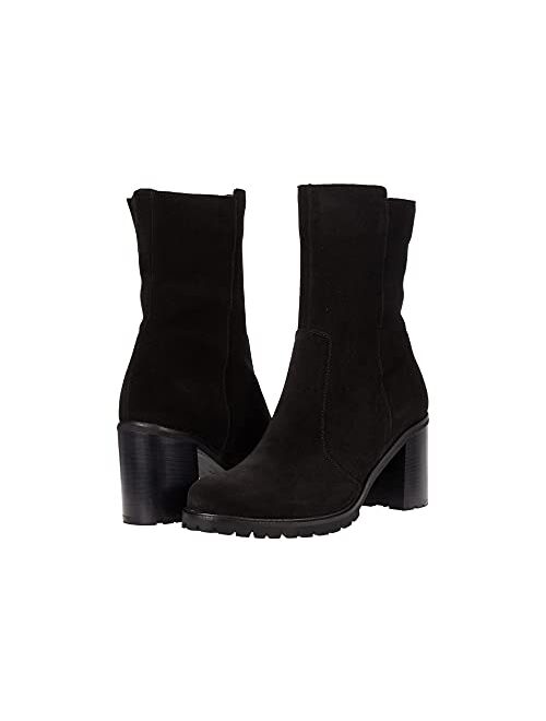 La Canadienne Peppa Stacked Heel Suede Boots