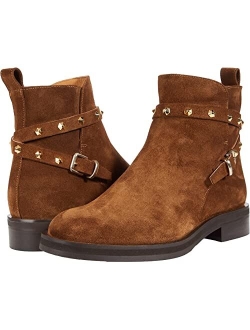 Bruni Suede Studded Ankle Boots