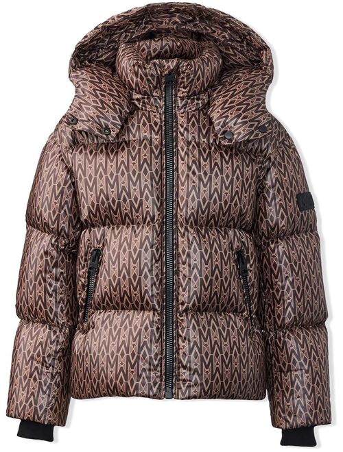 Mackage Jesse monogram-print padded jacket