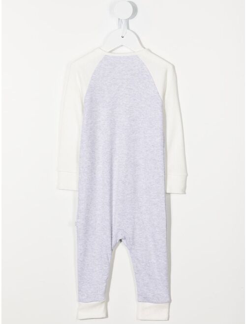 MORI colour-block raglan pyjamas