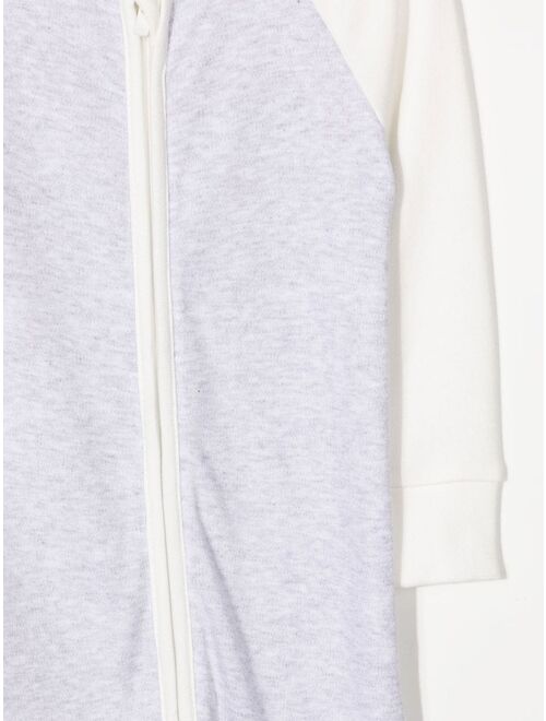 MORI colour-block raglan pyjamas