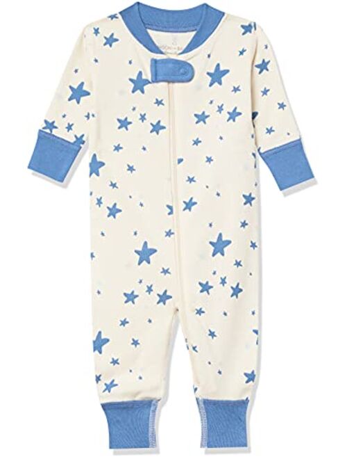 Moon and Back by Hanna Andersson Baby Girls' one-Piece Organic Cotton Footless Pajamas