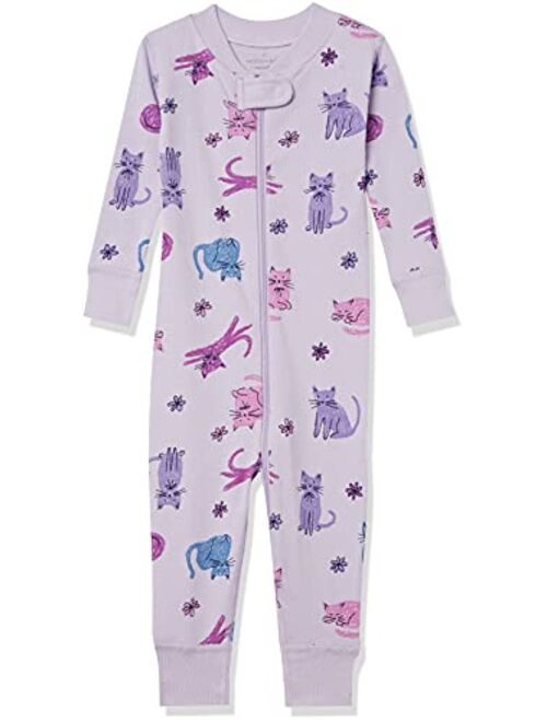 Moon and Back by Hanna Andersson Baby Girls' one-Piece Organic Cotton Footless Pajamas