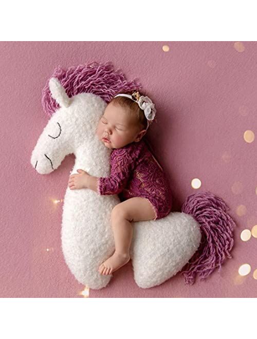 Khc-Khf Newborn Baby Photography Props Animal Shaped Photography Pillow Baby Photography Props for Boy or Girl Baby Photoshoot Props Baby Photo Props Infant Photography P