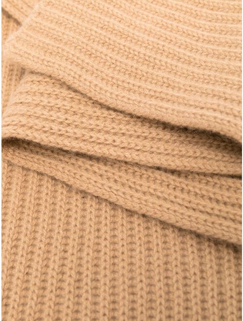 Il Gufo chunky-knit cashmere scarf