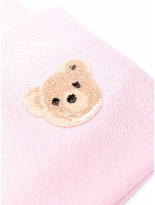 Palm Angels Kids bear-motif scarf