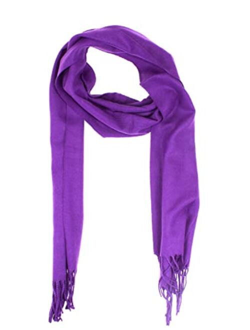 Datoni Unisex Scarf Soft Plain Solid Colors Cashmere Feel Luxurious Scarfs Girl Boy Winter Scarf Holiday Cozy Shawl.