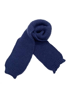 Dolores Kids Soft Knitted Scarf Fashion Solid Color Infant Toddler Warm Scarves Muffler Winter Wrap Shawl