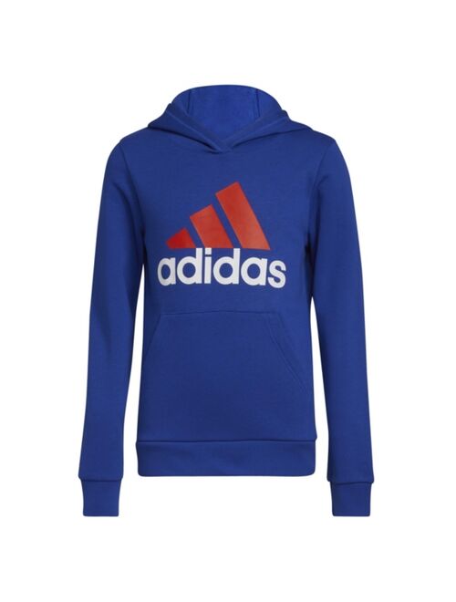 adidas Big Boys Long Sleeve Essential Pullover Hoodie