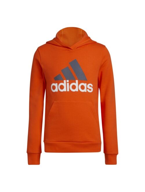 adidas Big Boys Long Sleeve Essential Pullover Hoodie