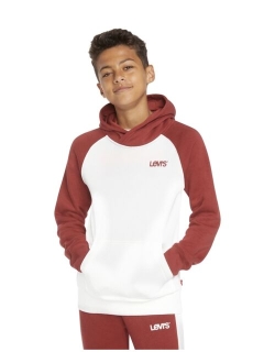 Big Boys Varsity Raglan Pullover Hoodie