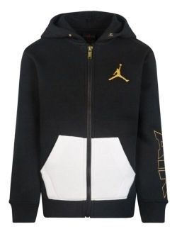 Jordan Little Boys Holiday Shine Air Zipped Hoodie