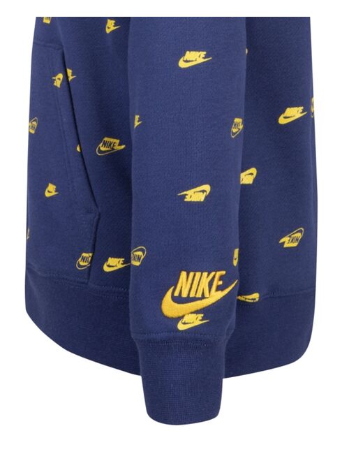 Nike Toddler Boys Pullover Futura Allover Print Hoodie