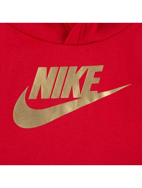 Toddler Boy Nike Metallic Logo Hoodie