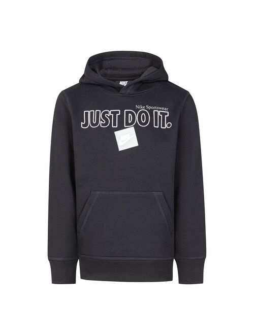 Boys 4-7 Nike Just Do It Fleece Pullover Hoodie