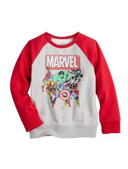 Boys 4-12 Jumping Beans Marvel The Avengers Raglan Graphic Sweatshirt