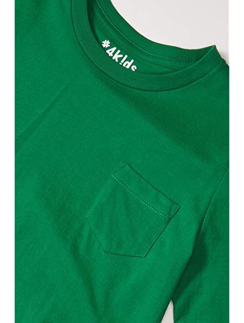 #4kids Essential Pocket Long Sleeve T-Shirt (Little Kids/Big Kids)