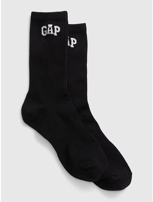 Gap Logo Quarter Crew Athletic Socks