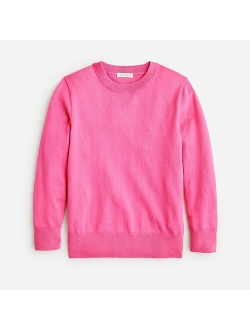 Kids' cotton-cashmere crewneck sweater