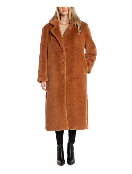 JUICY COUTURE Women's Teddy Faux-Fur Trench Coat