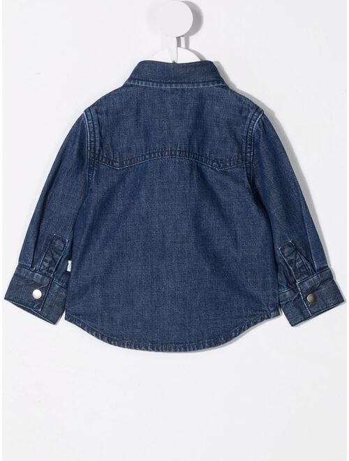 Stella McCartney Kids patch-detail denim shirt