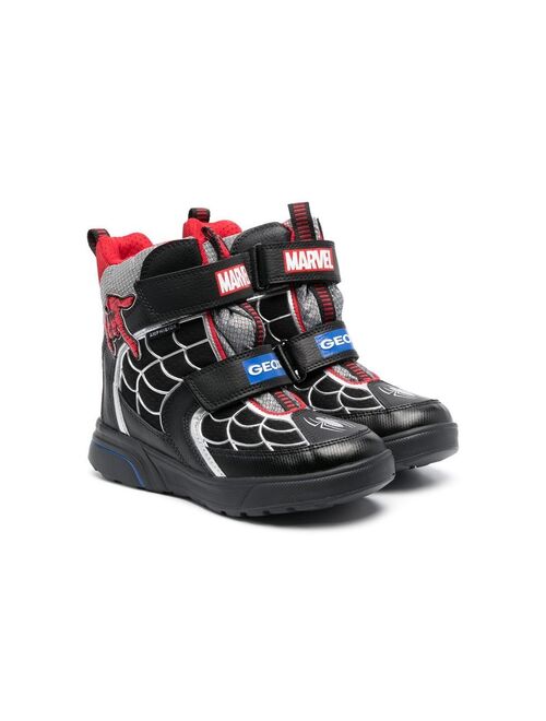 Geox Kids spiderman-print boots