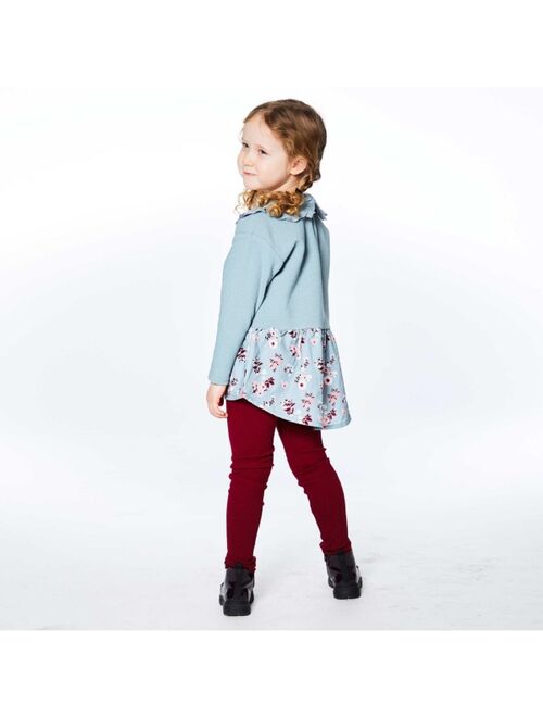 DEUX PAR DEUX Girl Long Sleeve Tunic With Collar - Child