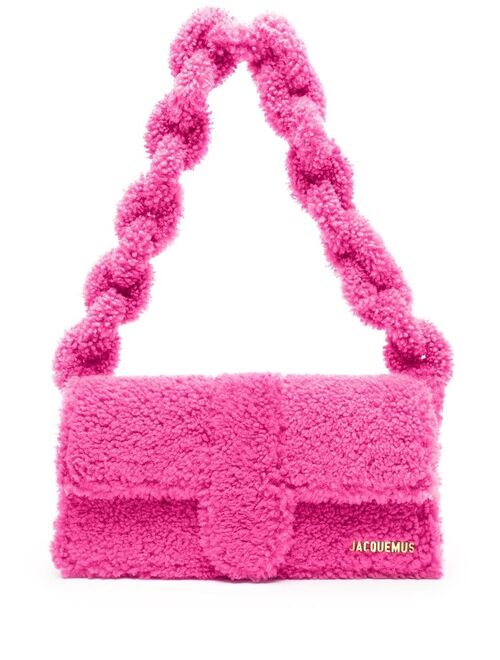 Jacquemus Le Bambidou shearling shoulder bag