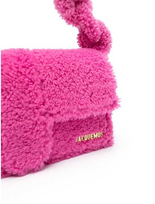 Jacquemus Le Bambidou shearling shoulder bag