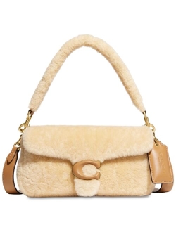 Shearling Pillow Tabby 26 Shoulder Bag with Convertible Straps
