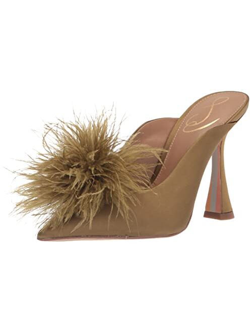 SAM EDELMAN Women's Anthony Pom Pom Mules Pumps