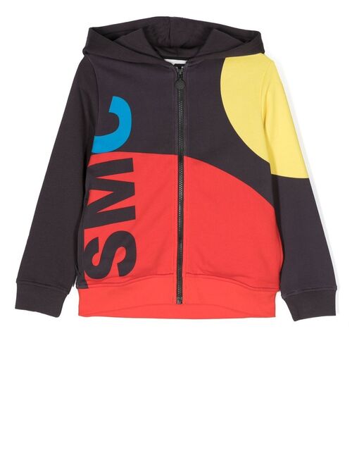 Stella McCartney Kids graphic-print zip-up hoodie