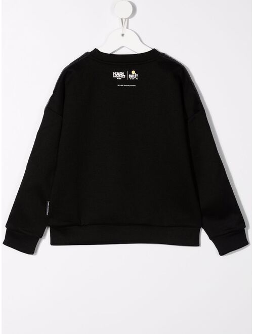 Karl Lagerfeld Kids logo-print cotton sweatshirt