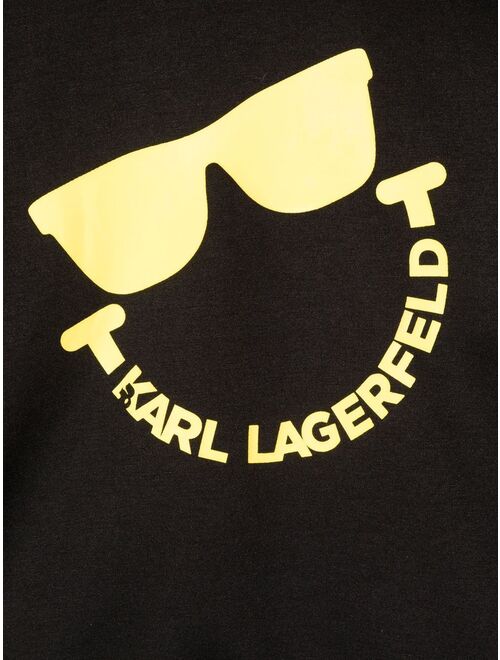 Karl Lagerfeld Kids logo-print cotton sweatshirt