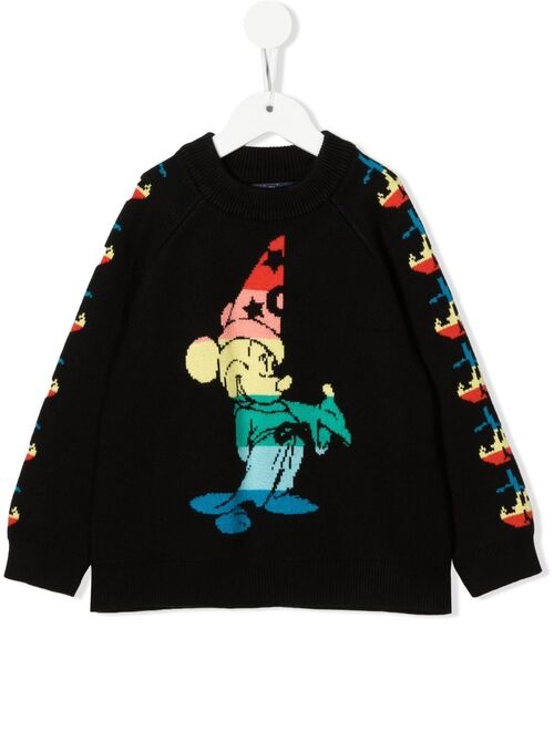 Stella McCartney Kids Mickey Mouse-intarsia jumper