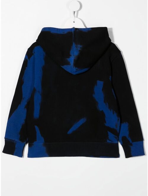 Diesel Kids logo-print cotton hoodie