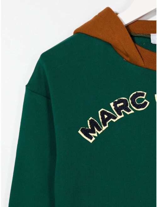 Marc Jacobs Kids embroidered-logo pullover hoodie