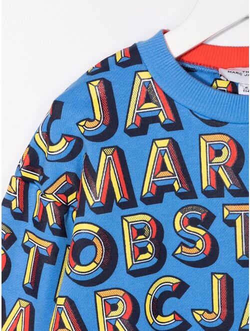 Marc Jacobs Kids logo-print crew-neck sweatshirt