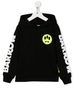 Barrow kids logo-print pullover hoodie