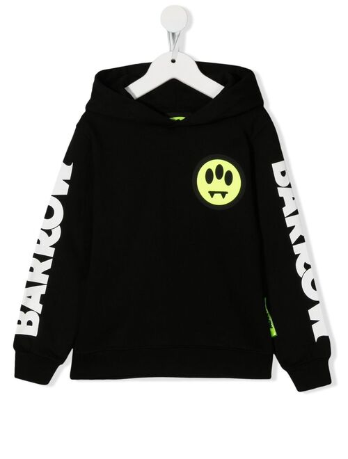 Barrow kids logo-print pullover hoodie