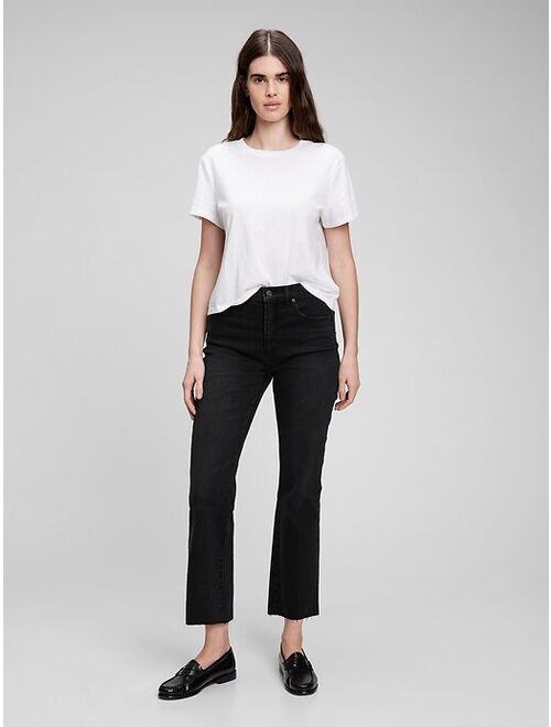 Gap High Rise Kick Fit Jeans with Washwell