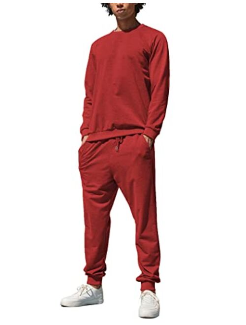 COOFANDY Men's Tracksuit 2 Piece Long Sleeve Pullover Jogging Track Suit Athletic Casual Sweatsuit