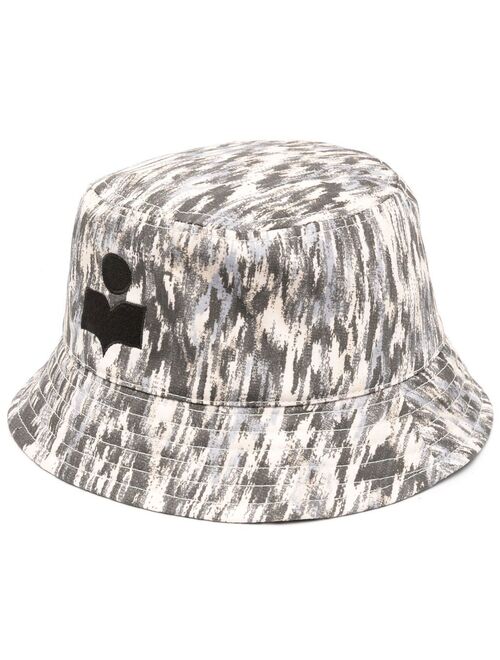 Isabel Marant abstract-print bucket hat